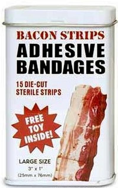 Click to get Bacon Strips Adhesive Bandages