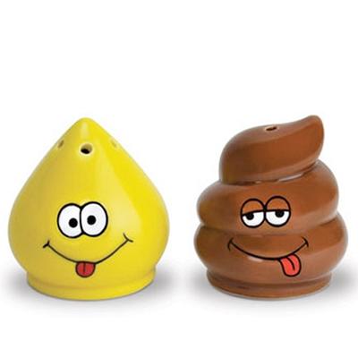 Click to get Pee and Poop Salt and Pepper Shaker Set