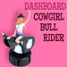 Dashboard Cowgirl Bull Rider